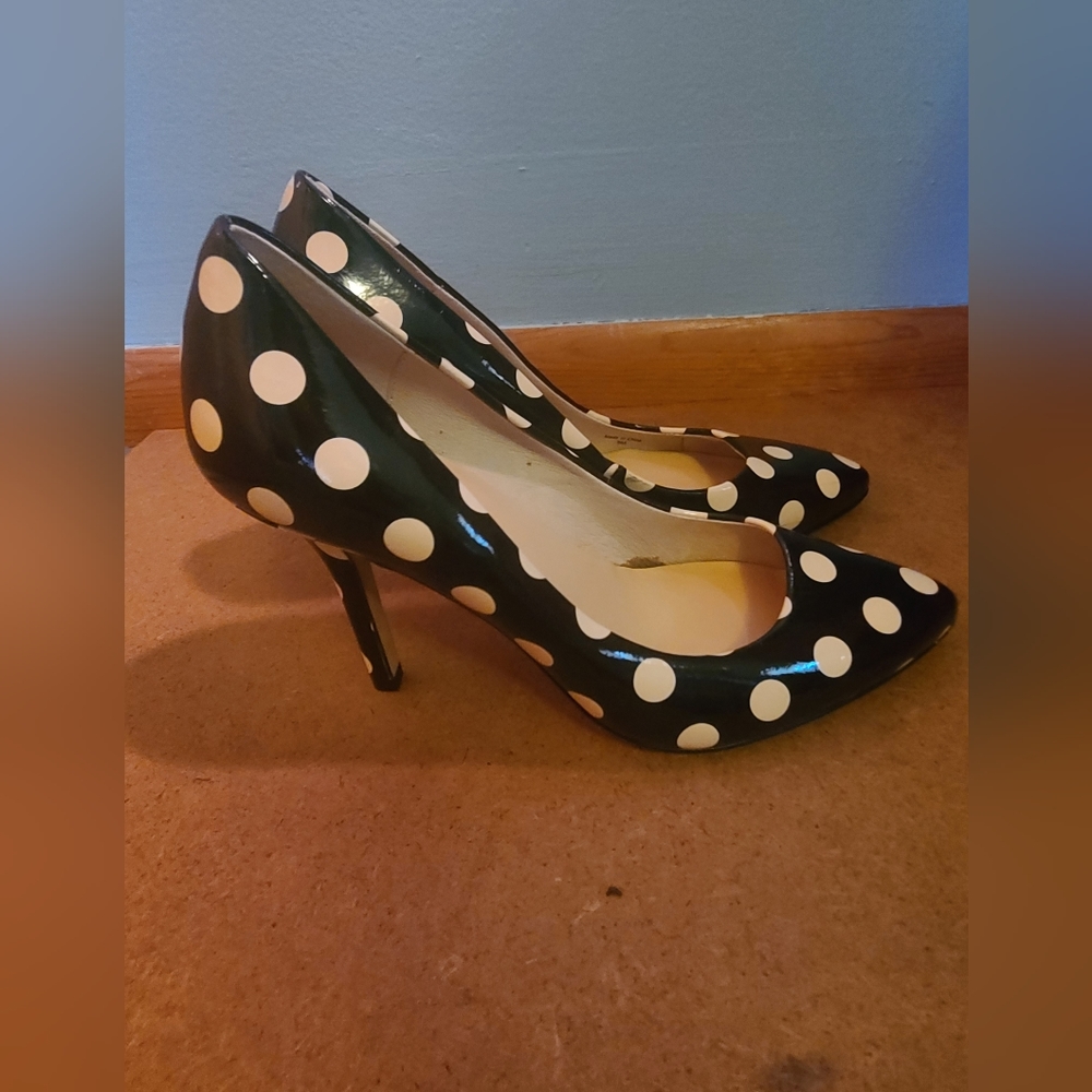Kate Spade polka dot heels